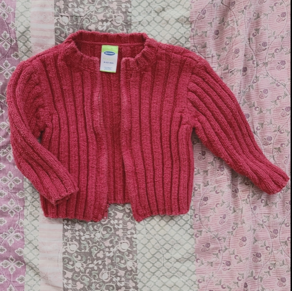 100% cotton Old Navy zip up 6-12 month jacket
